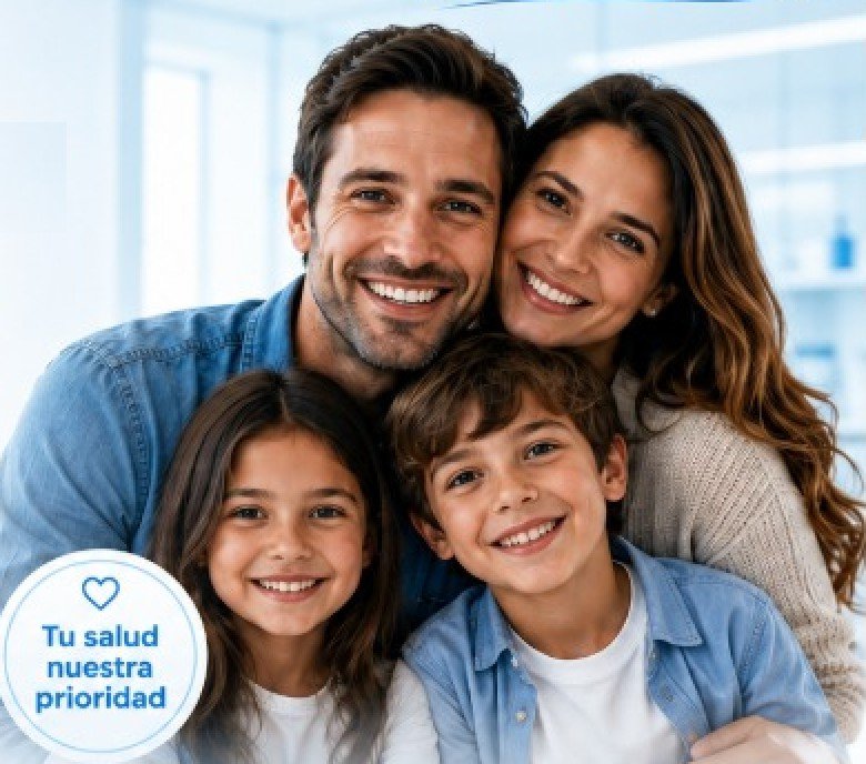 Familia protegida con un buen plan de salud de isapre